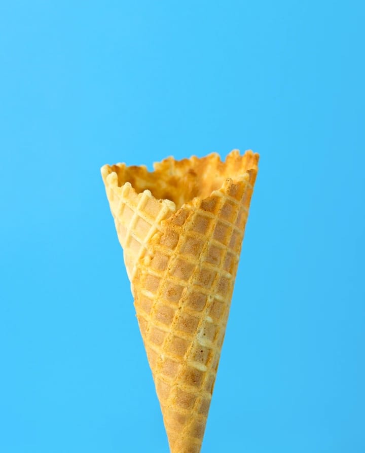 casquinha de sorvete