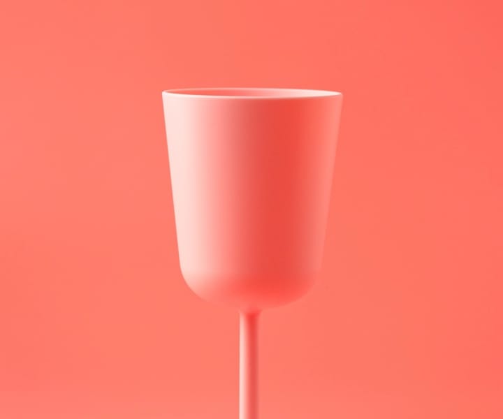 taça de plástico